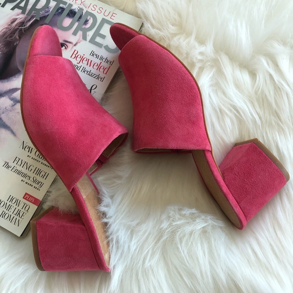 Halogen Block Heel Mule
